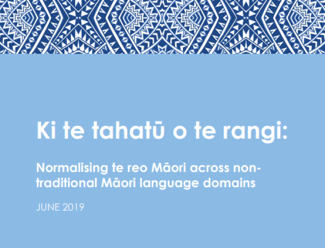 KI TE TAHATŪ O TE RANGI